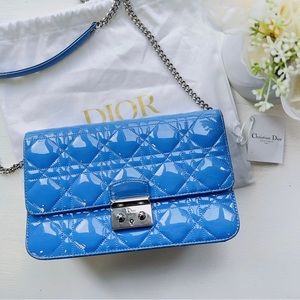 CHRISTIAN DIOR Miss Dior Cannage Patent bag